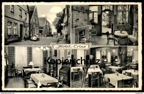 ALTE POSTKARTE HORSTMAR HOTEL CRINS WERBUNG ROLINCK BIER VW KÄFER beer Ansichtskarte AK cpa postcard