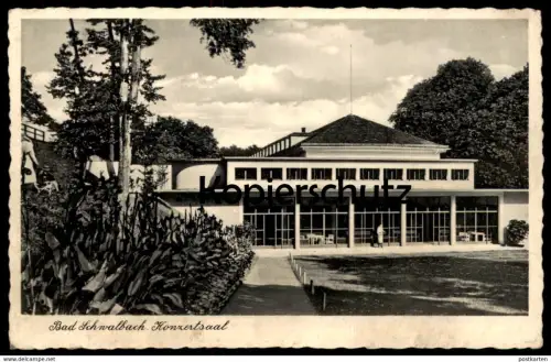ALTE POSTKARTE BAD SCHWALBACH KONZERTSAAL Langenschwalbach Ansichtskarte AK cpa postcard