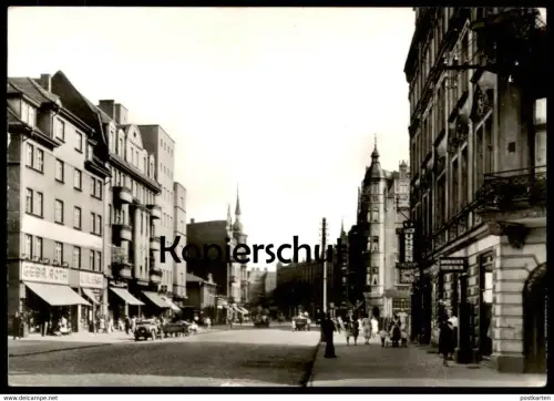 ÄLTERE REPRO POSTKARTE HINDENBURG OBERSCHLESIEN DOROTHEENSTRASSE ZABRZE Schlesien polska poland postcard Ansichtskarte