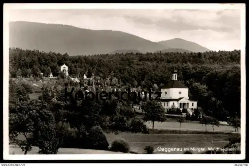 ALTE POSTKARTE GAGGENAU IM MURGTAL WALDFRIEDHOF Friedhof cemetery churchyard cimetière AK Ansichtskarte postcard cpa
