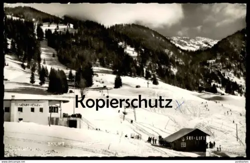ÄLTERE POSTKARTE TANNHEIM SKILIFT GUT HEINZ GUTHEINZ SKI LIFT CAFÉ Tirol Austria Österreich postcard cpa Ansichtskarte
