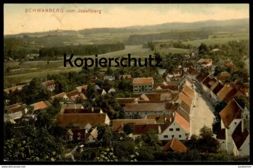 ALTE POSTKARTE SCHWANBERG VOM JOSEFIBERG 1908 Bad Schwanberg Steiermark Austria Österreich Ansichtskarte AK cpa postcard
