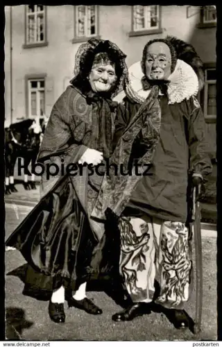ÄLTERE POSTKARTE VILLINGER FASTNACHT STACHI & MORBILLI VILLINGEN KARNEVAL CARNEVAL carnaval carnival Morbili postcard AK