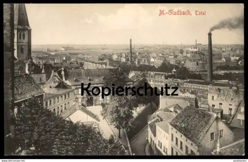 ALTE POSTKARTE MÖNCHENGLADBACH M.-GLADBACH TOTAL GESAMTANSICHT Fabrik factory usine Ansichtskarte AK postcard cpa