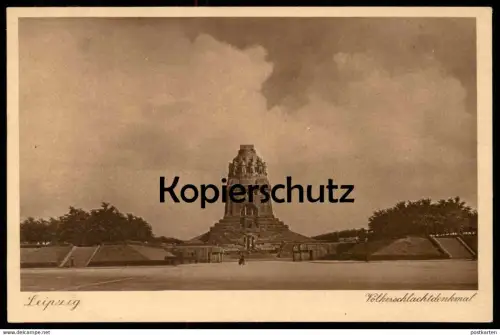 ALTE POSTKARTE LEIPZIG VÖLKERSCHLACHTDENKMAL ZUR ERINNERUNG AN DIE 100JÄHRIGE WIEDERKEHR DER BEFREIUNGSKRIEGE 1813 cpa
