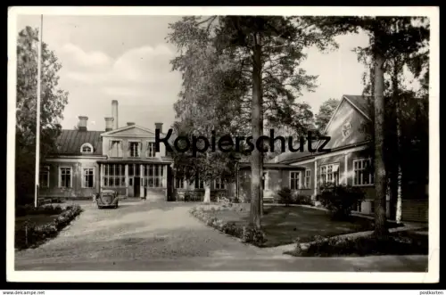 ALTE POSTKARTE LÄNSLASARETTET BACKE SCHWEDEN VW Käfer coccinelle Sweden Suède Sverige postcard Ansichtskarte AK cpa