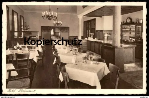ALTE POSTKARTE GELSENKIRCHEN HOTEL MONOPOL RESTAURANT MODELLSCHIFF Schiff ship model bateau modélisme Ansichtskarte cpa