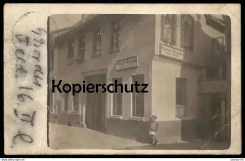 ALTE FOTO POSTKARTE KUPFERSCHMIED FRIEDRICH HEERMANN STEMPEL MINDEN AN SMS POMMERN VERLAG TREICHEL ALTONA photo postcard