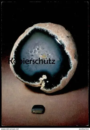 ÄLTERE POSTKARTE EDELSTEINE IN DER MEDIZIN ONYX FOLGE II SEDA-ILDAMEN Edelstein Stein coated stone gem gemme postcard AK