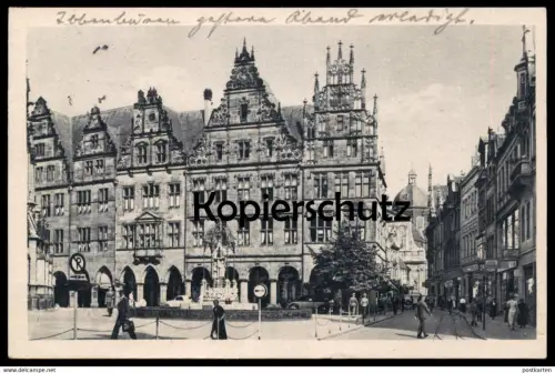 ALTE POSTKARTE MÜNSTER WESTFALEN BLICK IN DIE SALZSTRASSE NACHGEBÜHR Ansichtskarte postcard cpa AK
