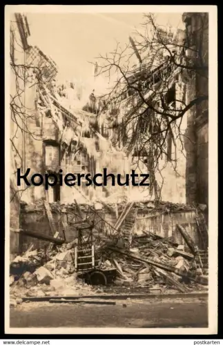ALTE POSTKARTE STUTTGART DER BRAND IM ALTEN SCHLOSS 21.-22.12.1931 Ruine Feuer fire feu burning ruin chateau castle cpa