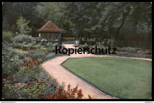 ALTE POSTKARTE STUTTGART GARTENBAUAUSSTELLUNG 1924 PRINZ EITEL'S FARBENGARTEN Botanic Garden Jardin Botanique cpa AK