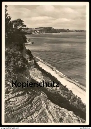 ALTE POSTKARTE OSTPREUSSEN SAMLÄNDISCHE STEILKÜSTE BEI GROSS-KUREN KLEIN-KUREN BRÜSTEORT Grosskuren Russia cpa postcard