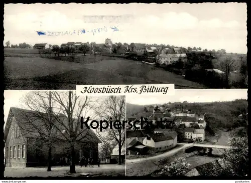 ÄLTERE POSTKARTE KOOSBÜSCH WISSMANNSDORF Wißmannsdorf Bitburger Land Stempel Bitburg Ansichtskarte cpa postcard AK