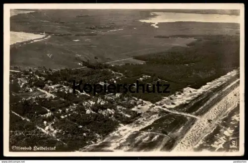 ALTE POSTKARTE OSTSEEBAD HEIDEBRINK POMMERN 1935 Stempel Kolzow Wollin Miedzywodzie Polska poland Polen postcard cpa