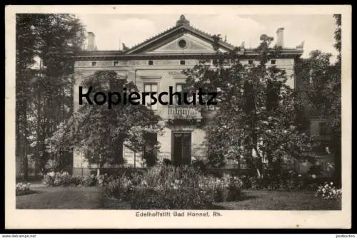 ALTE POSTKARTE BAD HONNEF EDELHOFFSTIFT 1931 Stift AK Ansichtskarte cpa postcard