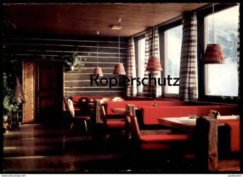 ÄLTERE POSTKARTE BERGHEIM REISSECK GASTSTÄTTENRAUM MAGGI ? KOLBNITZ MÖLLTAL Hohe Tauern Österreich Austria Autriche cpa