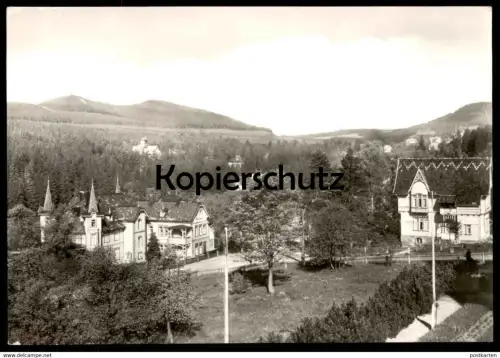 ÄLTERE POSTKARTE SCHIERKE HARZ BLICK VOM HOTEL HEINRICH HEINE AK Ansichtskarte cpa postcard