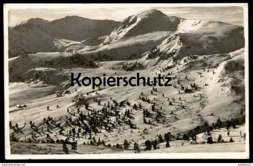 ALTE POSTKARTE SEETALERALPEN SEETALERHÜTTE ZIRBITZKOGEL Seetaler Alpen Wolfsberg Kärnten Österreich Austria postcard