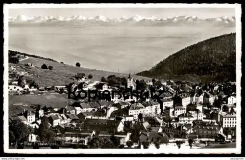 ALTE POSTKARTE ST. CROIX ET LES ALPES PANORAMA Ste. Croix le Alps Vaud Waadt Pro Patria St. Jakob an der Birs 1944 AK