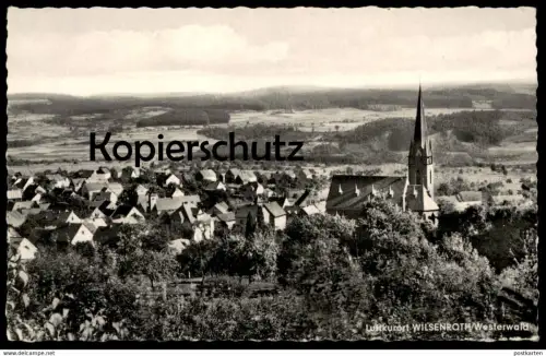 ÄLTERE POSTKARTE LUFTKURORT WILSENROTH WESTERWALD PANORAMA Stempel Spende Wilsenroth Dornburg Ansichtskarte AK postcard
