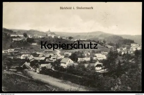 ALTE POSTKARTE BIRKFELD STEIERMARK PANORAMA 1921 Austria Österreich Ansichtskarte AK cpa postcard