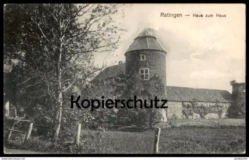 ALTE POSTKARTE RATINGEN HAUS ZUM HAUS PANORAMA Nordrhein-Westfalen Ansichtskarte AK cpa postcard