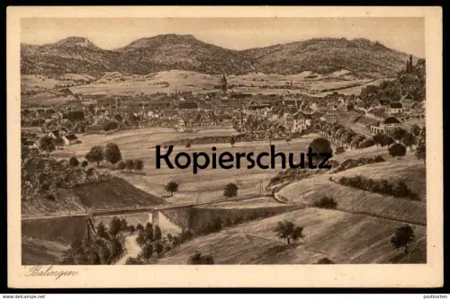 ALTE KÜNSTLER POSTKARTE BALINGEN PANORAMA TOTALANSICHT GESAMTANSICHT BADEN-WÜRTTEMBERG cpa postcard AK Ansichtskarte