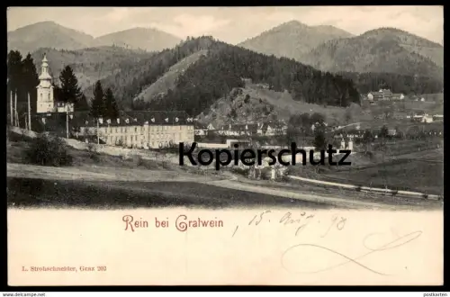 ALTE POSTKARTE REIN BEI GRATWEIN 1898 GRAZ Steiermark Österreich Austria Autriche cpa postcard AK Ansichtskarte