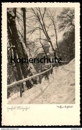 ALTE POSTKARTE FROHES NEUJAHR GRAZ STEFFEN LICHTBILD MASCHINENWERBESTEMMPEL WINTER IN ÖSTERREICH Schnee snow postcard