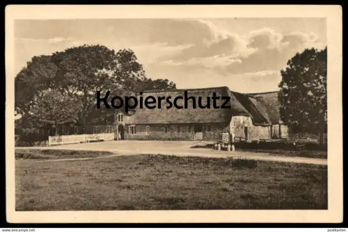 ALTE POSTKARTE SÜDER-SEIERSLEFF SÖNDER SEJERSLEV BAUERNHAUS BAUERNHOF farm house ferme Milchkanne bidon à lait postcard