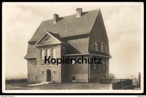 ALTE POSTKARTE ROSSLEBEN IN THÜRINGEN JUGENDHEIM MITTELELBEHAUS Jugendherberge DJH youth hostal Kinderheim architecture