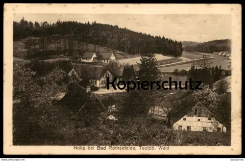 ALTE POSTKARTE NOLLE BEI BAD ROTHENFELDE TEUTOBURGER WALD vom Petersbrink Haus Bauernhaus farmhouse Dissen Ansichtskarte
