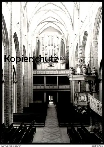 ÄLTERE KARTE HAVELBERG HAVELBERGER DOM ORGEL Gottlieb Scholtze orgue organ Original-Handabzug Haverland Foto Photo
