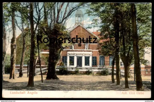 ALTE POSTKARTE ADLIGES GUT OEHE LANDSCHAFT ANGELN MAASHOLM SCHLESWIG-HOLSTEIN postcard cpa Ansichtskarte AK