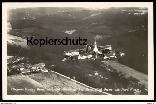 ALTE POSTKARTE STIFT ALTENBURG BEZIRK HORN FLIEGERAUFNAHME VON NORD-WESTEN LUFTBILD Österreich Austria Autriche cpa AK
