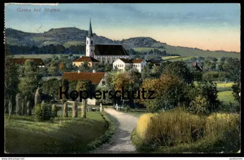 ALTE POSTKARTE GAMS BEI STAINZ STEIERMARK PANORAMA Österreich Austria Autriche cpa postcard AK Ansichtskarte