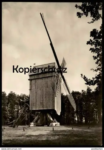 ÄLTERE POSTKARTE KOMMERN EIFEL BOCKWINDMÜHLE AUS SPIEL KR. JÜLICH Windmühle Mühle Windmill Windmolen Molen Moulin à vent