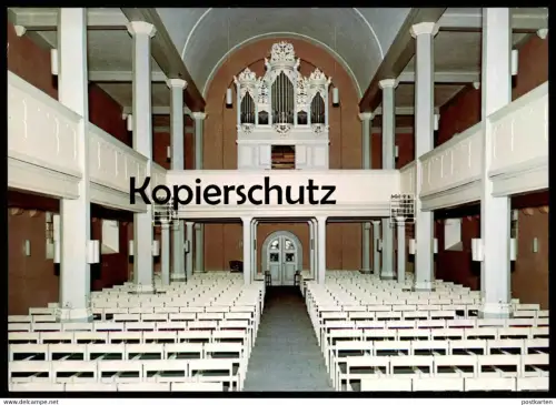 POSTKARTE BAD NENNDORF ST.-GODEHARDI KIRCHE ORGELPROSPEKT AUS DER BAROCKZEIT ORGEL interieur l'église orgue organ church