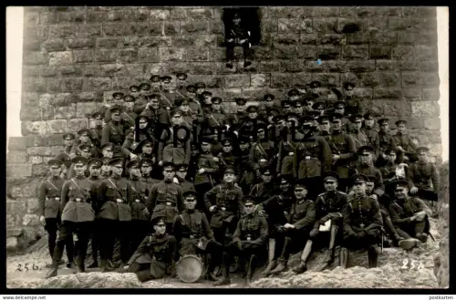 ALTE POSTKARTE BRITISCHE SOLDATEN KÖLN VOR BRÜCKE military band british soldiers soldier uniform Soldat Verlag Westfalia