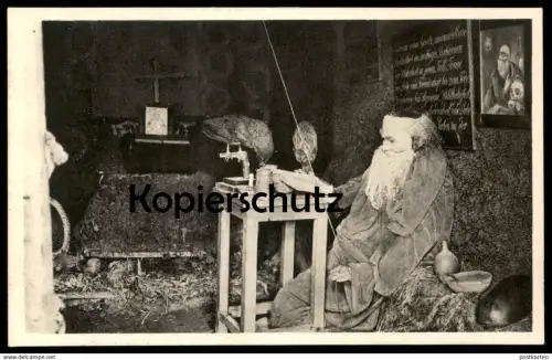 ALTE POSTKARTE ASCHENPUTTEL OSTPREUSSEN ZSCHOCKSCHE STIFT KÖNIGSBERG Märchen fairy tale fable crow Grimm skull postcard