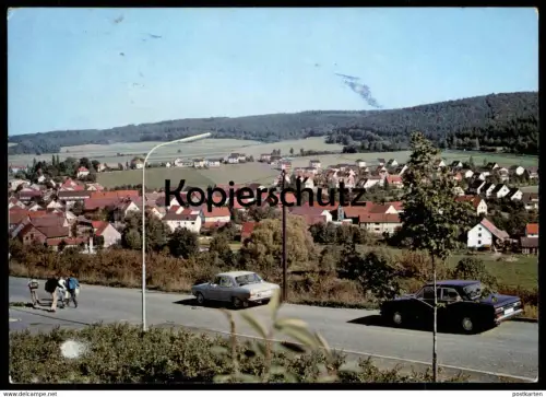 ÄLTERE POSTKARTE KNÜLLWALD REMSFELD FORD OPEL ? cars car Auto Autos voiture voitures cpa postcard AK Ansichtskarte