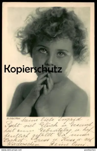 ALTE POSTKARTE WIENER KINDER R. JOBST WIEN Kind Mädchen enfant jeune femme young girl child cpa postcard Ansichtskarte