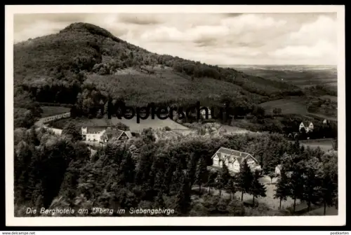 ÄLTERE POSTKARTE DIE BERGHOTELS AM ÖLBERG IM SIEBENGEBIRGE Königswinter Bonn cpa postcard AK Ansichtskarte