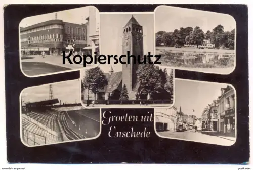 ÄLTERE POSTKARTE ENSCHEDE STADION stadium stade Nederland Netherlands Niederlande Holland Pays-Bas postcard