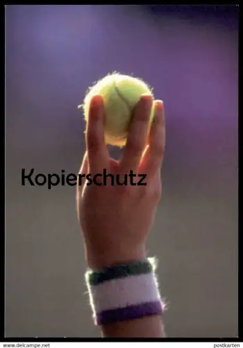 POSTKARTE WIMBLEDON 1997 TENNIS SPORT WERBUNG SPORTREISEN Tennisball Ball Balle postcard cpa Ansichtskarte AK