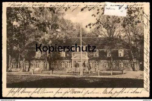 ALTE POSTKARTE GUT BÜRAU NEUKIRCHEN SCHLESWIG-HOLSTEIN Hofgut Burau postcard cpa Ansichtskarte AK