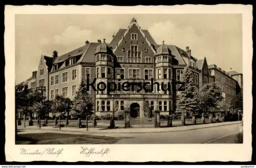 ALTE POSTKARTE MÜNSTER WESTFALEN HÜFFERSTIFT 1936 Krankenhaus Hospital hopital Ansichtskarte cpa postcard AK