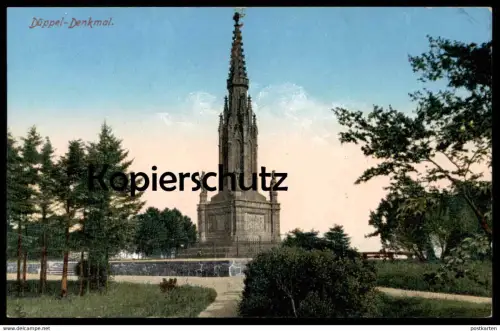 ALTE POSTKARTE DÜPPEL-DENKMAL Dybbol Sogn Dueppel Duppel Danmark Dänemark Denmark Monument postcard cpa AK Ansichtskarte