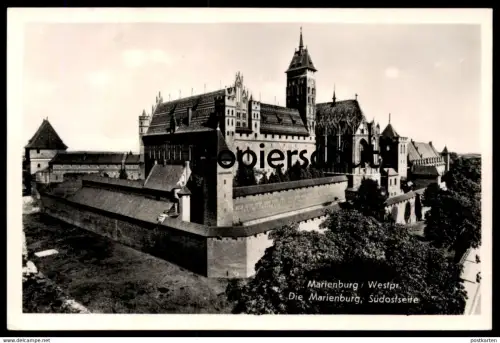 ALTE POSTKARTE MARIENBURG SÜDOSTSEITE MALBORK Westpreußen Westpreussen Polen Polska pologne poland cpa postcard AK